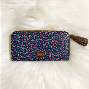 Fossil || Tara Clutch Hearts / Wallet